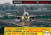 M5S AI SINDACI SU NUOVO AEROPORTO PERETOLA, CHIEDETE IL DIBATTITO PUBBLICO ENTRO DOMANI, PARTECIPAZIONE È DIRITTO DEI CITTADINI
