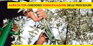 AGRICOLTORI CHIEDONO SEMPLIFICAZIONE DELLE PROCEDURE