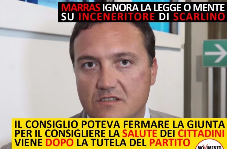 MARRAS IGNORA LA LEGGE O MENTE, SU INCENERITORE IL CONSIGLIO POTEVA FERMARE LA GIUNTA