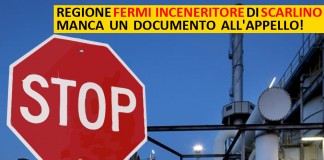 REGIONE FERMI INCENERITORE DI SCARLINO MANCA UN DOCUMENTO ALL’APPELLO!