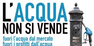 ACQUA DIRITTO FONDAMENTALE. PRIMI 50 LITRI AL GIORNO SIANO GRATUITI