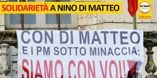 TOSCANA ESPRIME SOLIDARIETÀ A NINO DI MATTEO