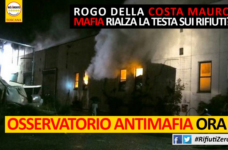 ROGO COSTA MAURO PROBLEMA SERIO. MAFIA RIALZA LA TESTA IN TOSCANA SU CICLO RIFIUTI?