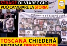 STRAGE DI VIAREGGIO CAMBI LA STORIA. ROSSI IMPEGNERA’ IL GOVERNO A RIFORMA DELLA PRESCRIZIONE