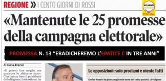 EPATITE C QUESTIONE SERIA, ROSSI DIA I VERI NUMERI DEI PAZIENTI TRATTATI