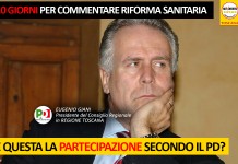 IMBARAZZANTE LA SCELTA PARTECIPATIVA PD PER RIFORMA DELLA RIFORMA SANITARIA
