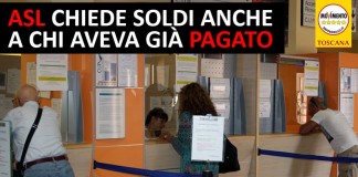 RECUPERO CREDITI ASL, CHIESTI SOLDI ANCHE A CHI NON LI DEVE