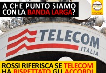 BANDA LARGA ROSSI CI DICA COM’È FINITA CON TELECOM