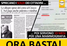 SCANDALO DEL CIOCCO CONTINUA. SACCARDI VALUTI QUESTIONE MORALE PER I VERTICI ASL