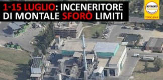 SU SFORAMENTI INCENERITORE MONTALE BUCO DI 15 GIORNI, PROBLEMA DI SALUTE PUBBLICA