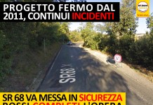 SR 68 VA MESSA IN SICUREZZA. ROSSI COMPLETI L’OPERA