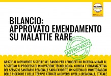 APPROVATO EMENDAMENTO SU MALATTIE RARE