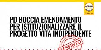 PD BOCCIA EMENDAMENTO PER ISTITUZIONALIZZARE IL PROGETTO VITA INDIPENDENTE