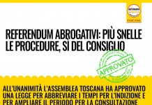 REFERENDUM ABROGATIVI: PIÙ SNELLE LE PROCEDURE, SI DEL CONSIGLIO