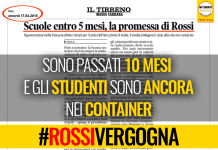 SCUOLA “ROSSI SI VERGOGNI, STUDENTI ANCORA NEI CONTAINER. AD AULLA FU SPOT ELETTORALE”