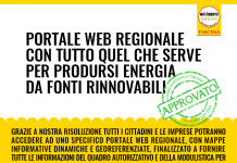 VITTORIA 5 STELLE “PORTALE REGIONALE PER LA PRODUZIONE DI ENERGIA DA FONTI RINNOVABILI”