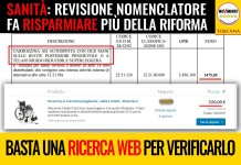 SANITA’ “REVISIONE NOMENCLATORE FA RISPARMIRE PIU’ DELLA RIFORMA. TOSCANA SI ATTIVI”