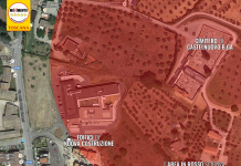 ABUSIVISMO/CASTELNUOVO B.GA “CASE E UN EDIFICIO PUBBLICI IN AREA CIMITERIALE? REGIONE CHIARISCA”