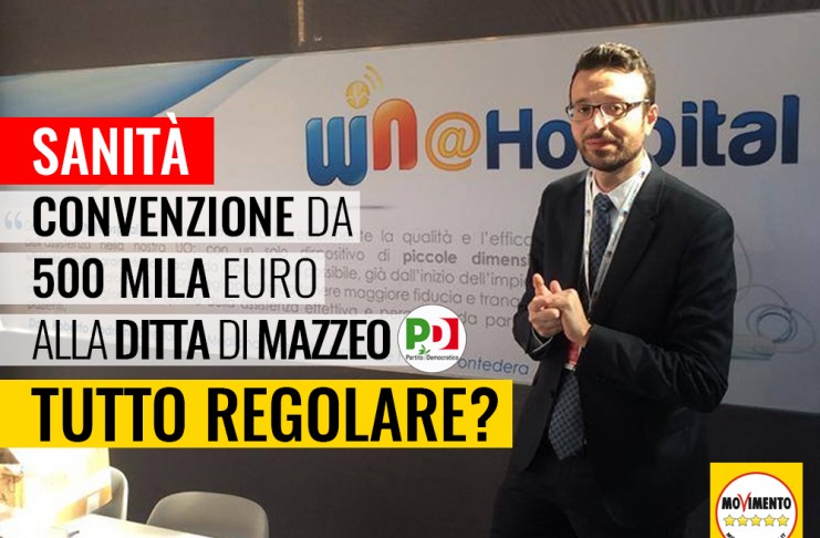 CONFLITTO D’INTERESSE “500 MILA EURO ALLA DITTA DI MAZZEO (PD). TUTTO REGOLARE?”