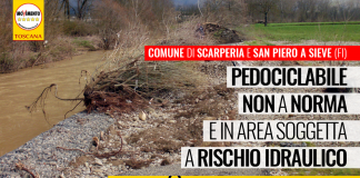 SCARPERIA “PISTA PEDOCICLABILE NON A NORMA. PERCHE’ E’ STATA AUTORIZZATA?”