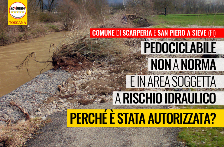 SCARPERIA “PISTA PEDOCICLABILE NON A NORMA. PERCHE’ E’ STATA AUTORIZZATA?”