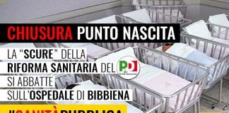 SANITA’ “SOLIDALI CON CITTADINI E COMITATI DI BIBBIENA PER LOTTA SU PUNTO NASCITE”