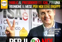 CONSIGLIO AUTONOMIE LOCALI/FILIPPESCHI “TROPPE 1600 EURO MENSILI AL PRESIDENTE, MA NON PER IL PD”