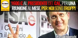CONSIGLIO AUTONOMIE LOCALI/FILIPPESCHI “TROPPE 1600 EURO MENSILI AL PRESIDENTE, MA NON PER IL PD”