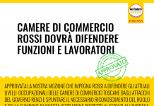 CAMERE DI COMMERCIO PASSA MOZIONE M5S “ROSSI DIFENDA FUNZIONI E LAVORATORI”