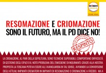 RESOMAZIONE E CRIOMAZIONE SONO IL FUTURO, MA IL PD DICE NO!