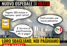 SANITA’/PRATO “POCHI POSTI LETTO NEL NUOVO OSPEDALE E INCERTEZZA SU SALE OPERATORIE. REGIONE CHIARISCA”