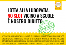 LUDOPATIA VOTO UNANIME DEL CONSIGLIO REGIONALE ” NO A SLOT VICINO ALLE SCUOLE RESTI NOSTRO DIRITTO”