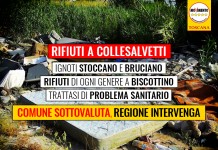 RIFIUTI / COLLESALVETTI “BISCOTTINO PROBLEMA IGIENICO SANITARIO. COMUNE SOTTOVALUTA, REGIONE INTERVENGA”