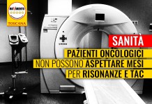 SANITA’ “CAREGGI. RISONANZE E TAC DOPO MESI, ANCHE PER PAZIENTI ONCOLOGICI. INACCETTABILE, SERVE MONITORAGGIO E SOLUZIONE”