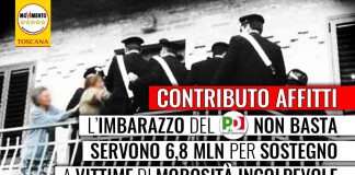 CASA “MENO SOLDI PER CONTRIBUTO AFFITTI. REGIONE TAMPONA VORAGINE DI RENZI, MA NON BASTA”