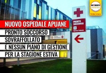 SANITA’ /NUOVO OSPEDALE APUANE “CRITICA SITUAZIONE PRONTO SOCCORSO E MANCA PIANO DI GESTIONE PER L’ESTATE”