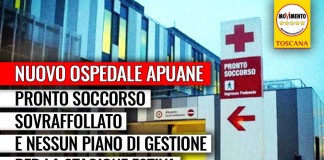 SANITA’ /NUOVO OSPEDALE APUANE “CRITICA SITUAZIONE PRONTO SOCCORSO E MANCA PIANO DI GESTIONE PER L’ESTATE”