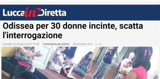 LUCCA “DONNE INCINTA ORE AD ASPETTARE? INSOPPORTABILE LA SANITA’ TOSCANA RIDOTTA COSI'”