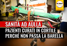 SANITA’ / AULLA “PET. APERTO DA UN ANNO E PAZIENTI CURATI IN CORTILE PERCHE’ NON PASSA LA BARELLA”