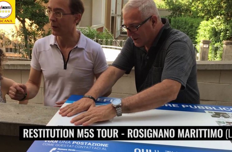 PROSEGUE IL RESTITUTION M5S TOUR CON UN’IMPORTANTE NOVITA’