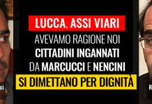ASSI VIARI /LUCCA “AVEVAMO RAGIONE NOI, CITTADINI INGANNATI DA MARCUCCI E NENCINI. SI DIMETTANO PER DIGNITA’”
