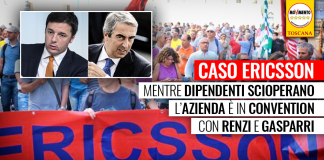 VERTENZA ERICSSON, M5S: “I DIPENDENTI SCIOPERANO E L’AZIENDA E’ IN CONVENTION CON RENZI E GASPARRI”