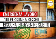 CRISI AZIENDALE KME ITALY SPA A LUCCA, APPROVATA MOZIONE MOVIMENTO 5 STELLE. LA REGIONE SI IMPEGNERA’ PER TUTELARE I POSTI DI LAVORO A RISCHIO
