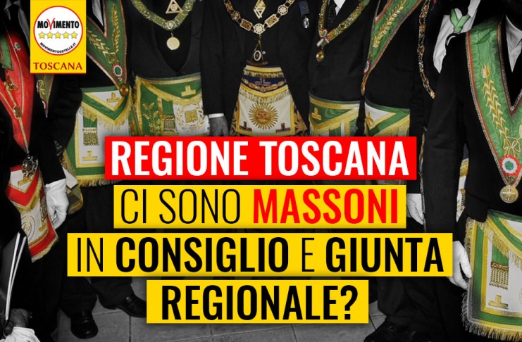 TRASPARENZA “LEGGE PARLA CHIARO: CONSIGLIERI E ASSESSORI DICHIARINO SE SONO MASSONI”