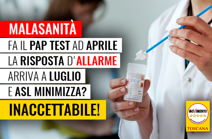 SANITA’ “INACCETTABILE RITARDO ASL PER COMUNICARE RISULTATO PAP TEST. SE POSITIVO, SERVE CELERITA'”