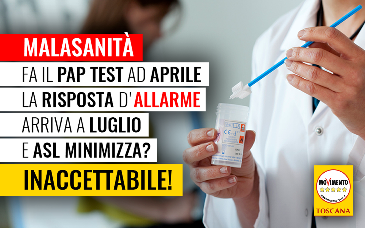 SANITA' &quot;INACCETTABILE RITARDO ASL PER COMUNICARE RISULTATO PAP TEST