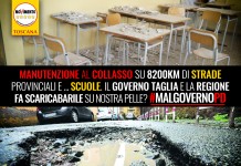 RIFORMA PROVINCE “TOSCANA STRIGLI GOVERNO RENZI. CON QUESTI TAGLI AL COLLASSO MANUTENZIONE STRADE E SCUOLE “
