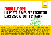 FONDI EUROPEI, APPROVATA MOZIONE MOVIMENTO 5 STELLE PER LORO MIGLIOR UTILIZZO E MASSIMA PUBBLICITA’