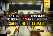 SCUOLA “REGIONE INTERVENGA: ILLEGITTIMO CHIEDERE AI GENITORI UN CONTRIBUTO PER SCUOLA DELL’OBBLIGO”