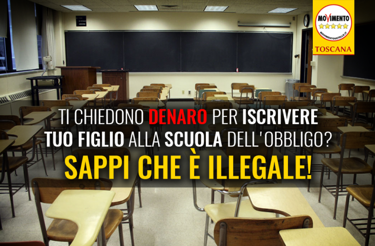 SCUOLA “REGIONE INTERVENGA: ILLEGITTIMO CHIEDERE AI GENITORI UN CONTRIBUTO PER SCUOLA DELL’OBBLIGO”